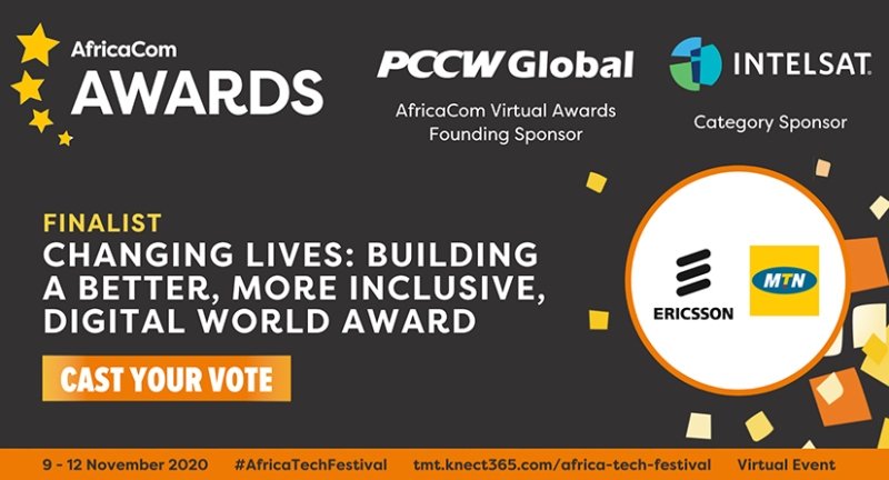 Read more about the article Better, More Inclusive, Digital World award at AfricaCom 2020