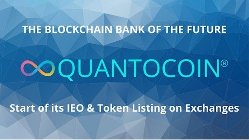Read more about the article Blockchain Banking Platform Quantocoin Announces IEO and Utility Token Listing on Exchanges