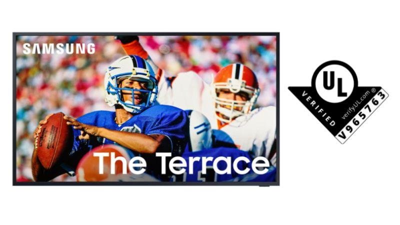 Read more about the article Samsung’s The Terrace TV Receives Industry-First Outdoor Visibility Verification From UL
